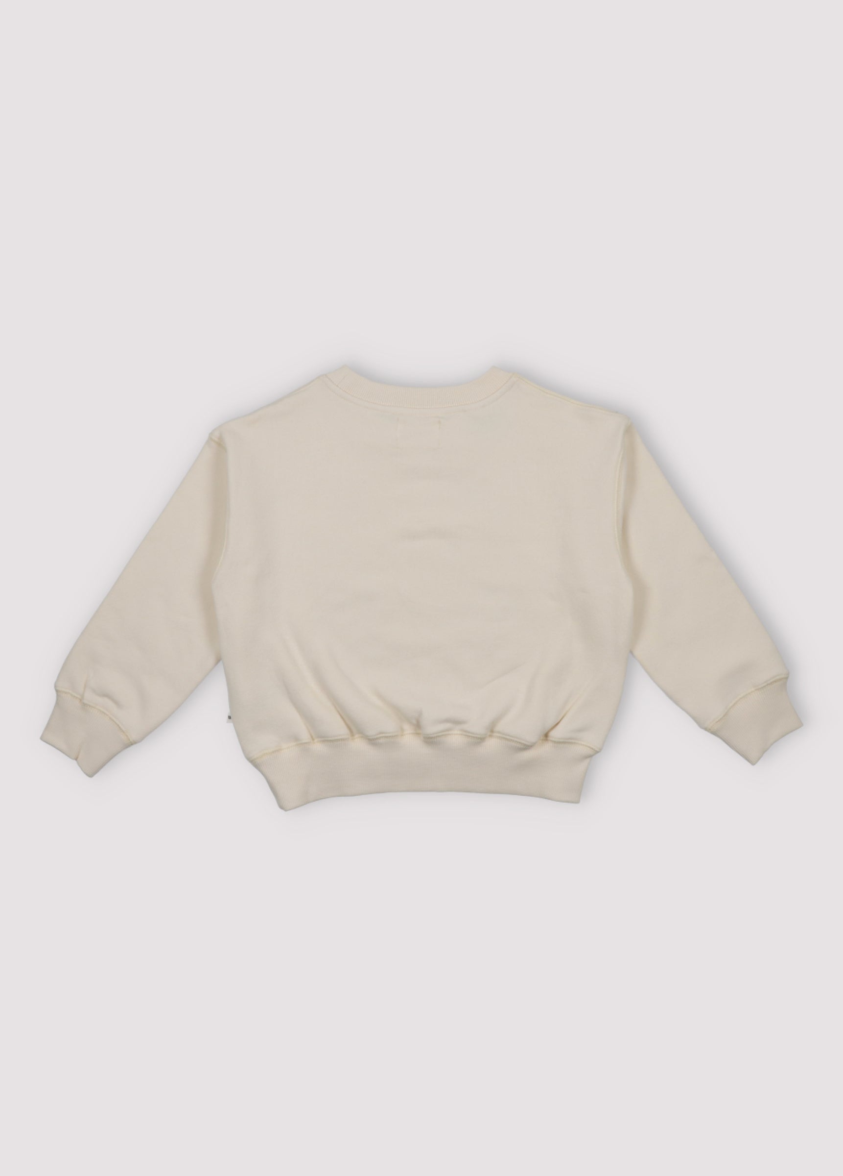 Boys & Girls Cream Smiley Sweatshirt