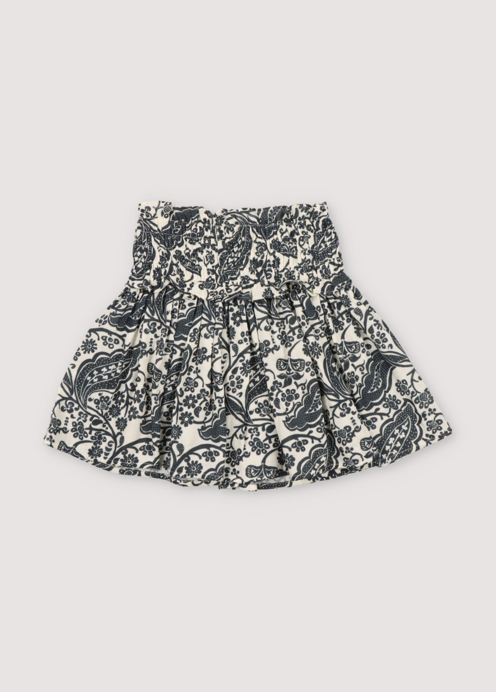 Girls Navy Cotton Skirt