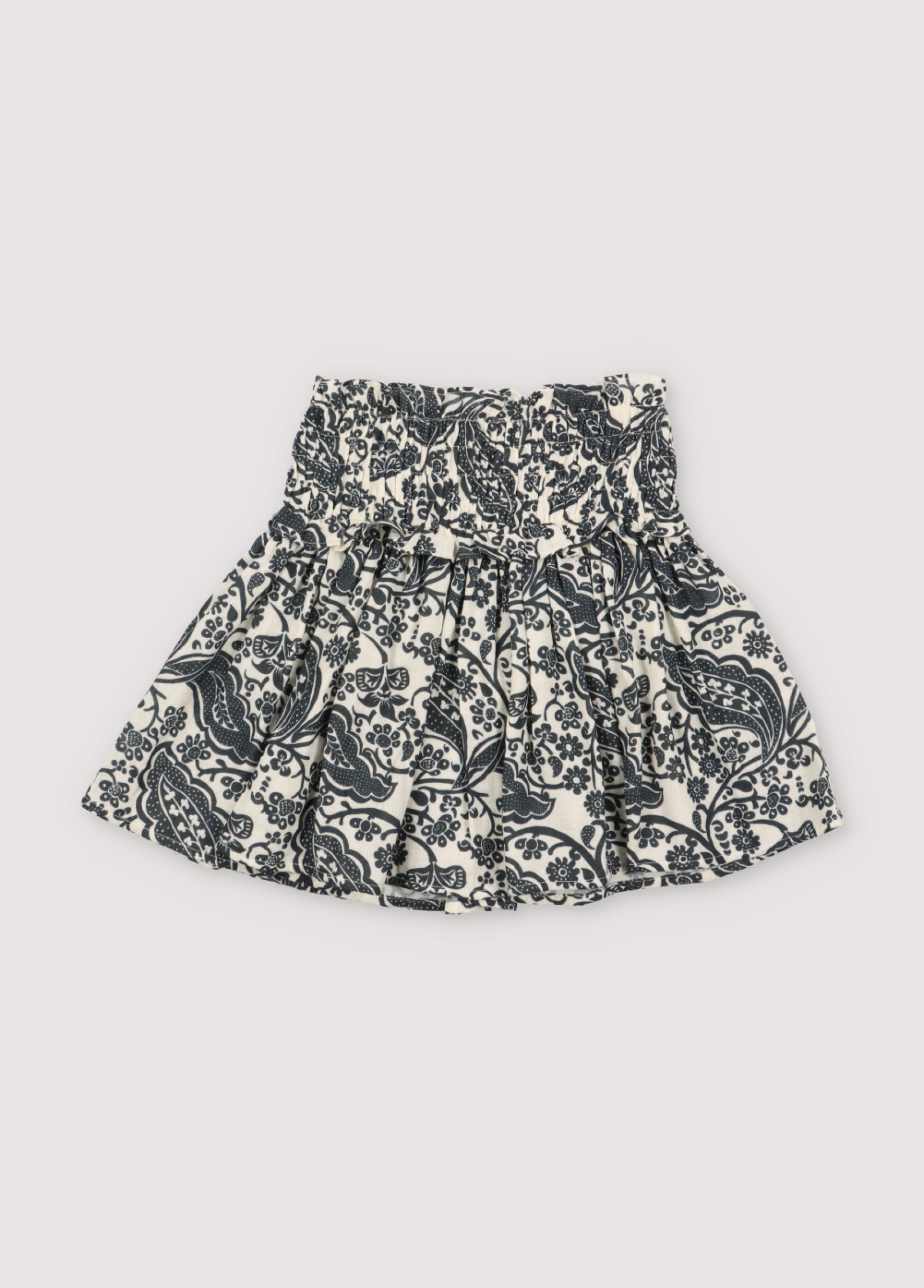 Girls Navy Cotton Skirt