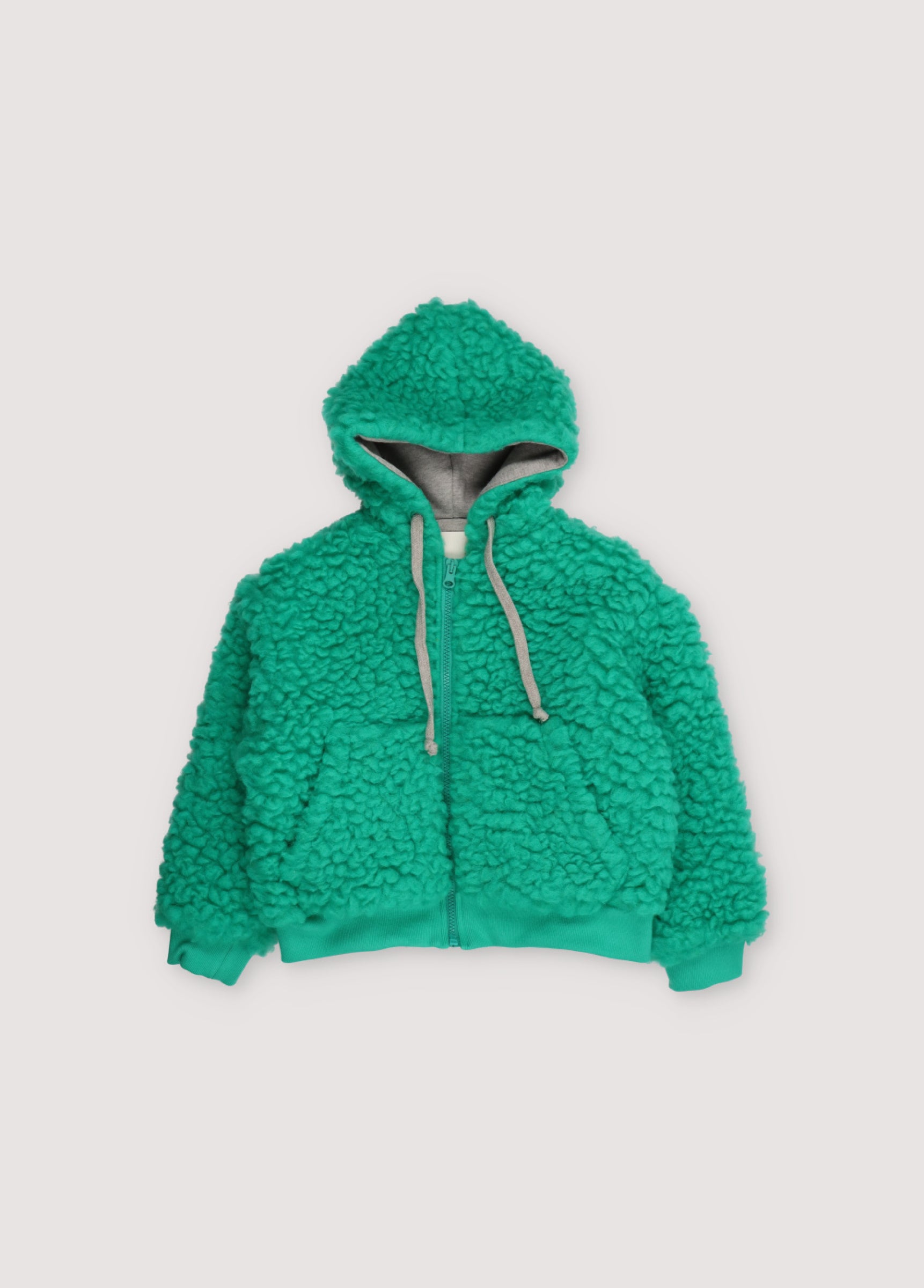 Boys & Girls Green Sherpa Jacket