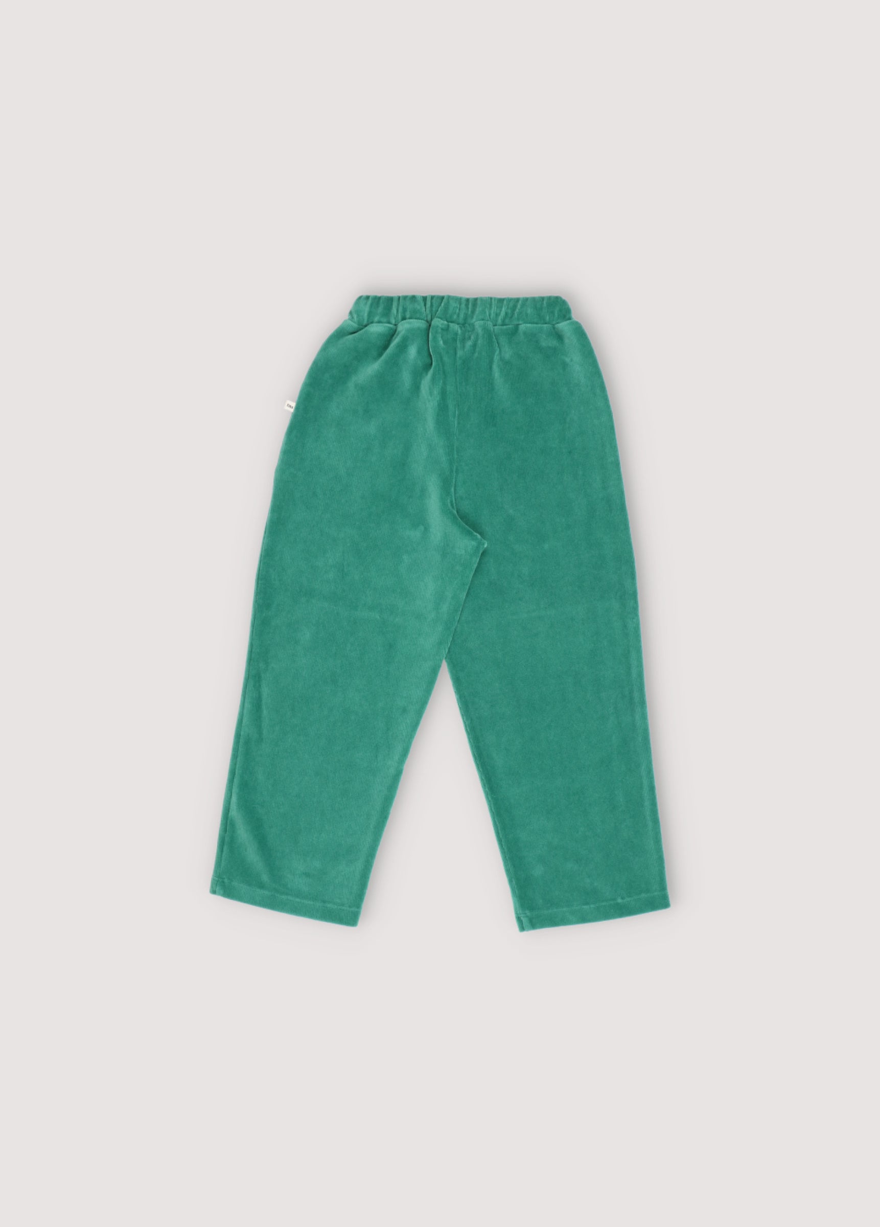 Girls Green Velvet Trousers