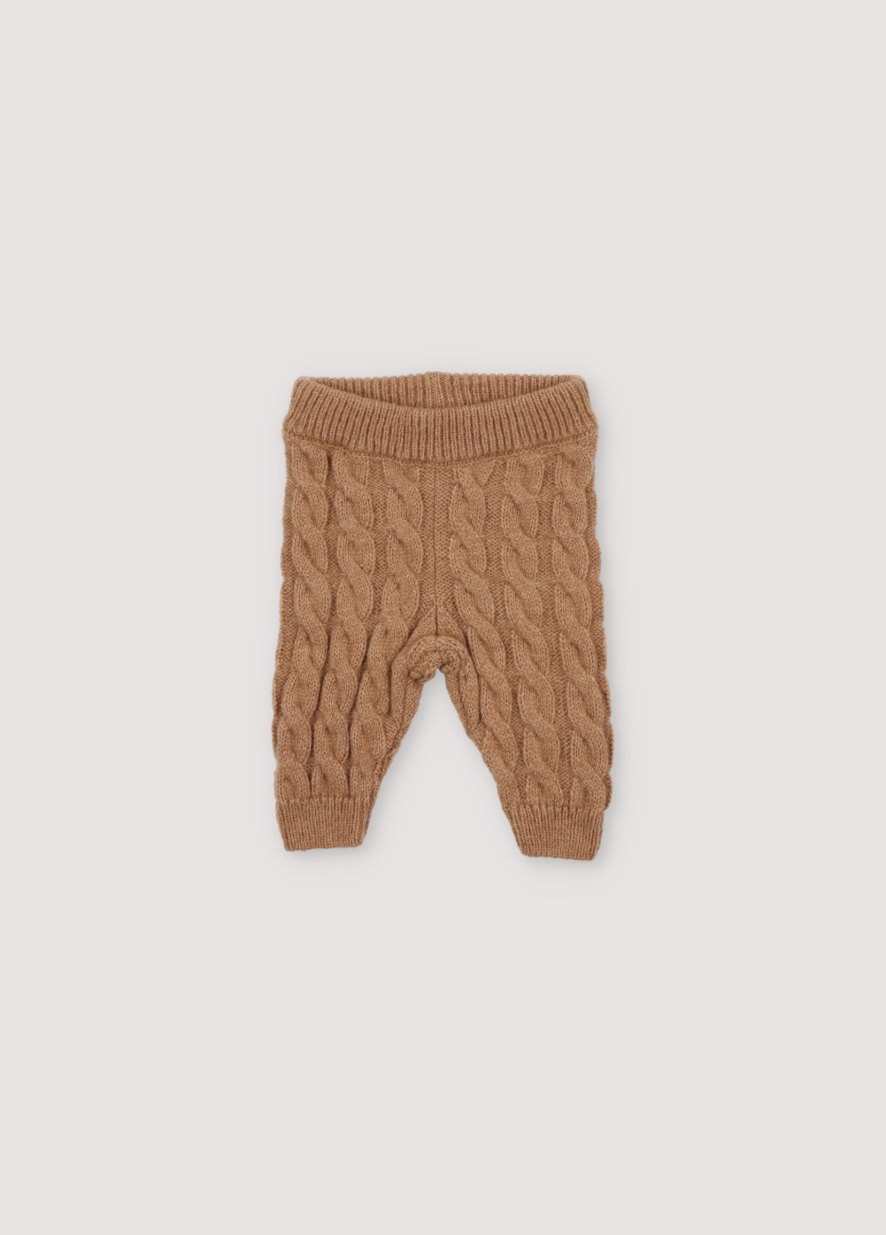 Baby Boys & Girls Brown Wool Trousers