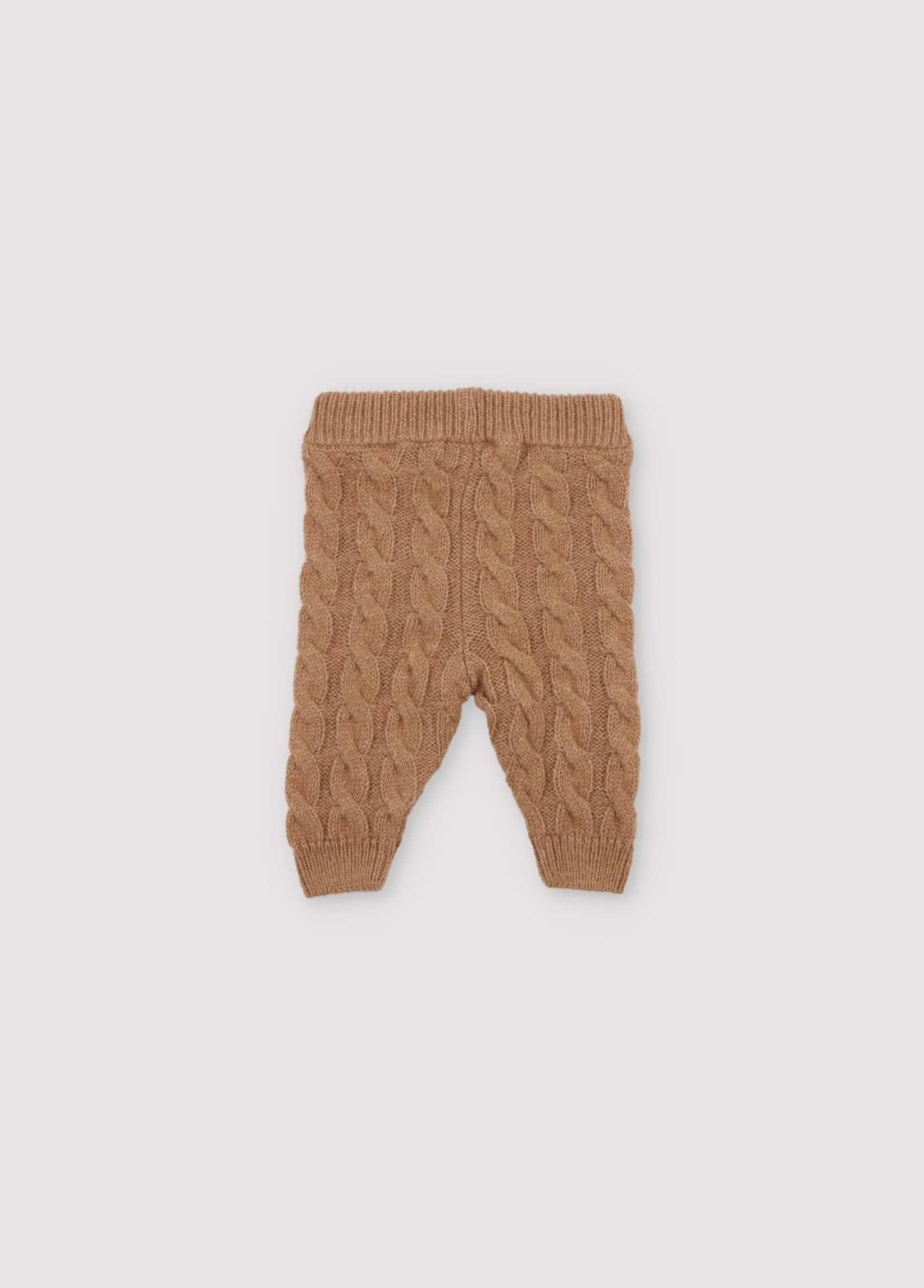 Baby Boys & Girls Brown Wool Trousers