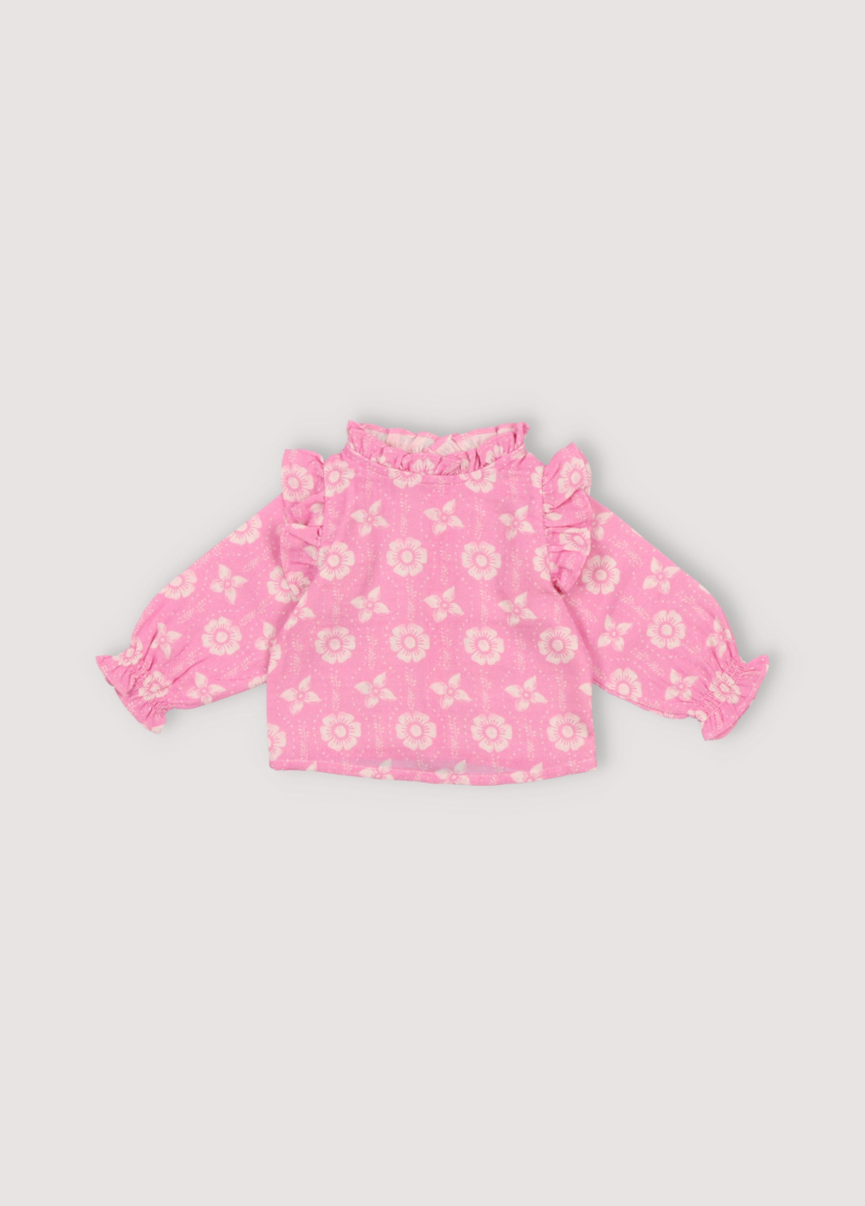 Baby Girls Pink Cotton Top