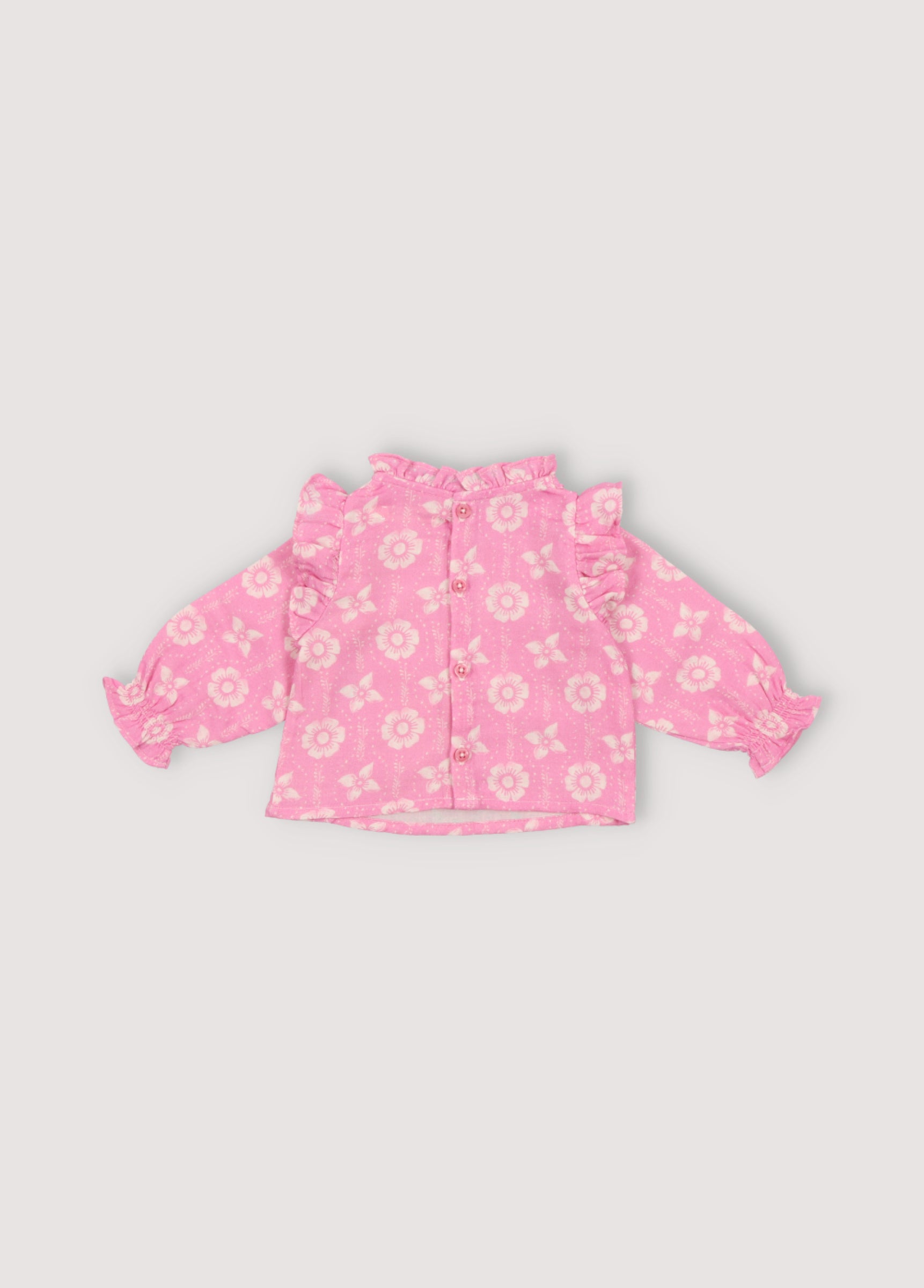 Baby Girls Pink Cotton Top