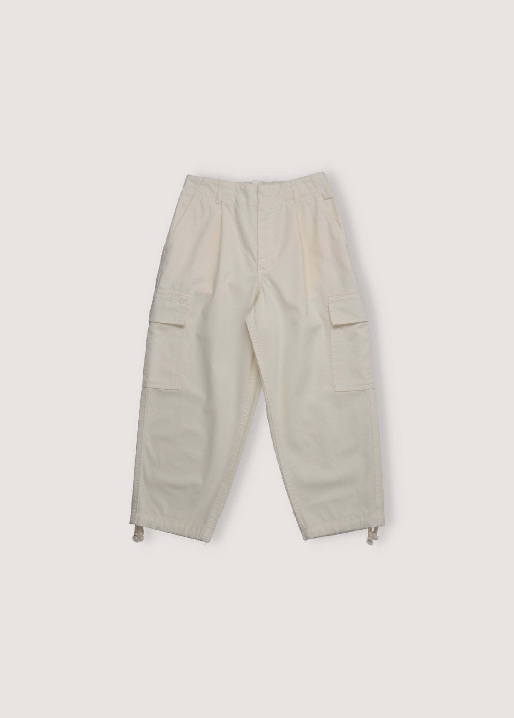 Boys & Girls Cream Cotton Trousers