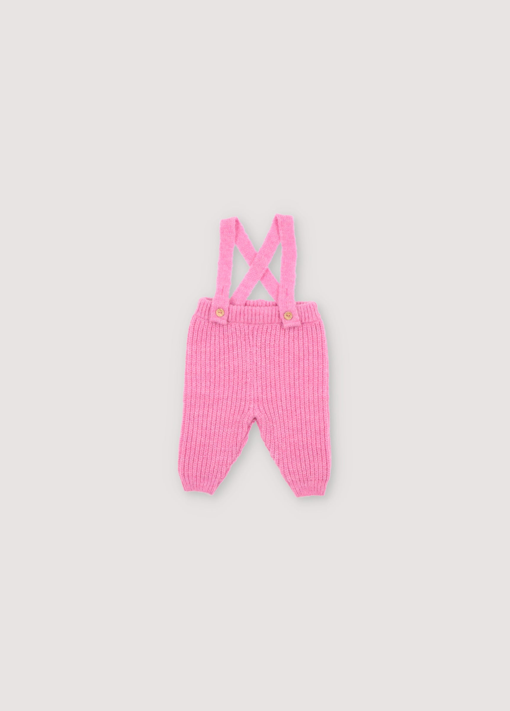 Baby Girls Pink Wool Trousers