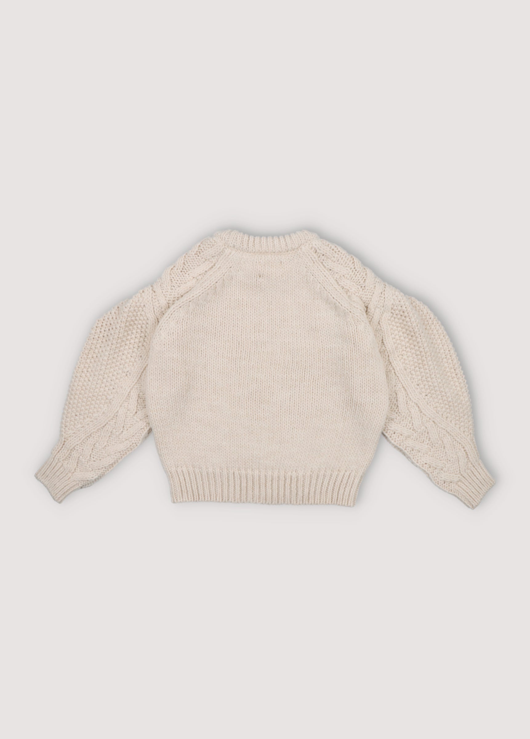 Girls Cream Sweater