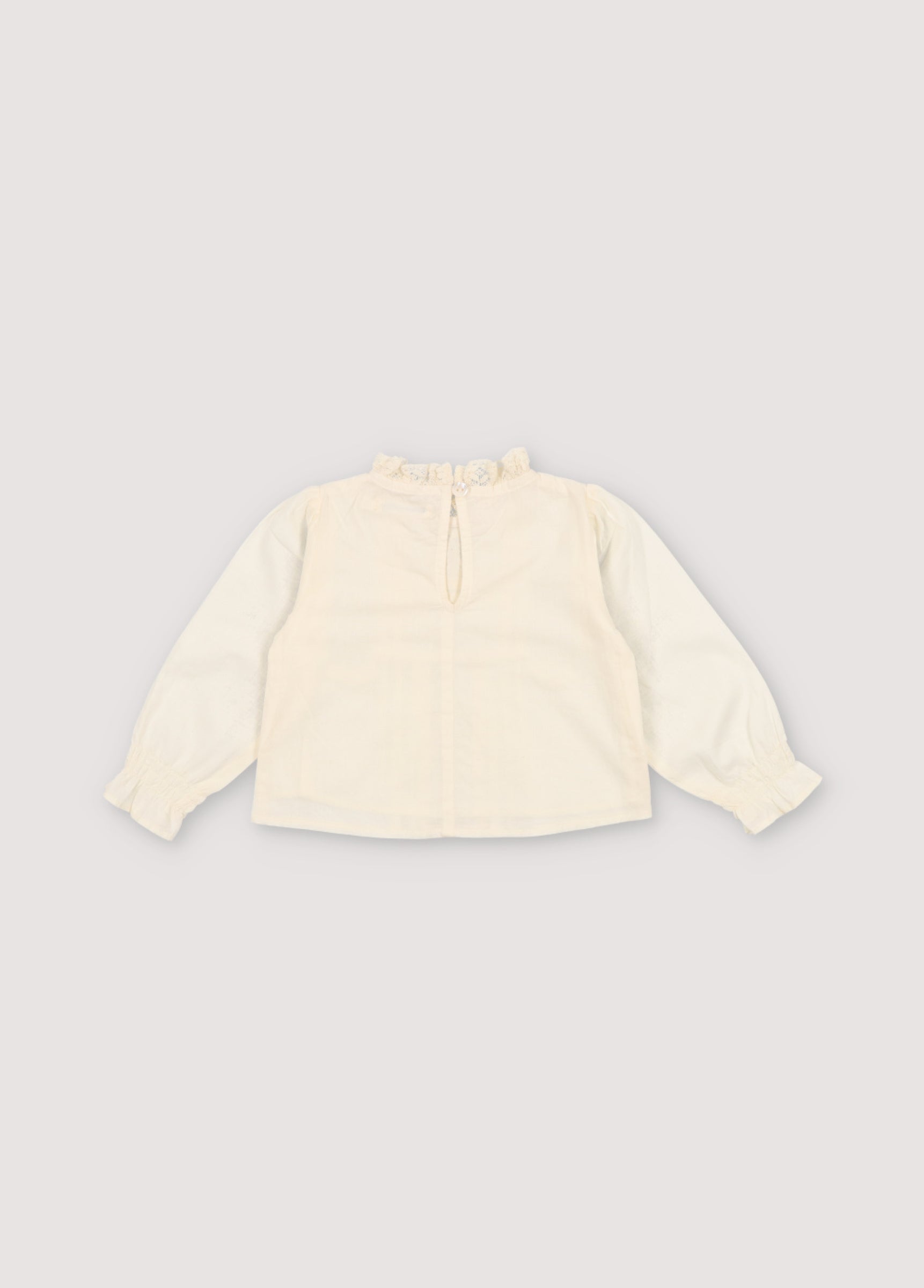 Baby Girls Cream Cotton Top