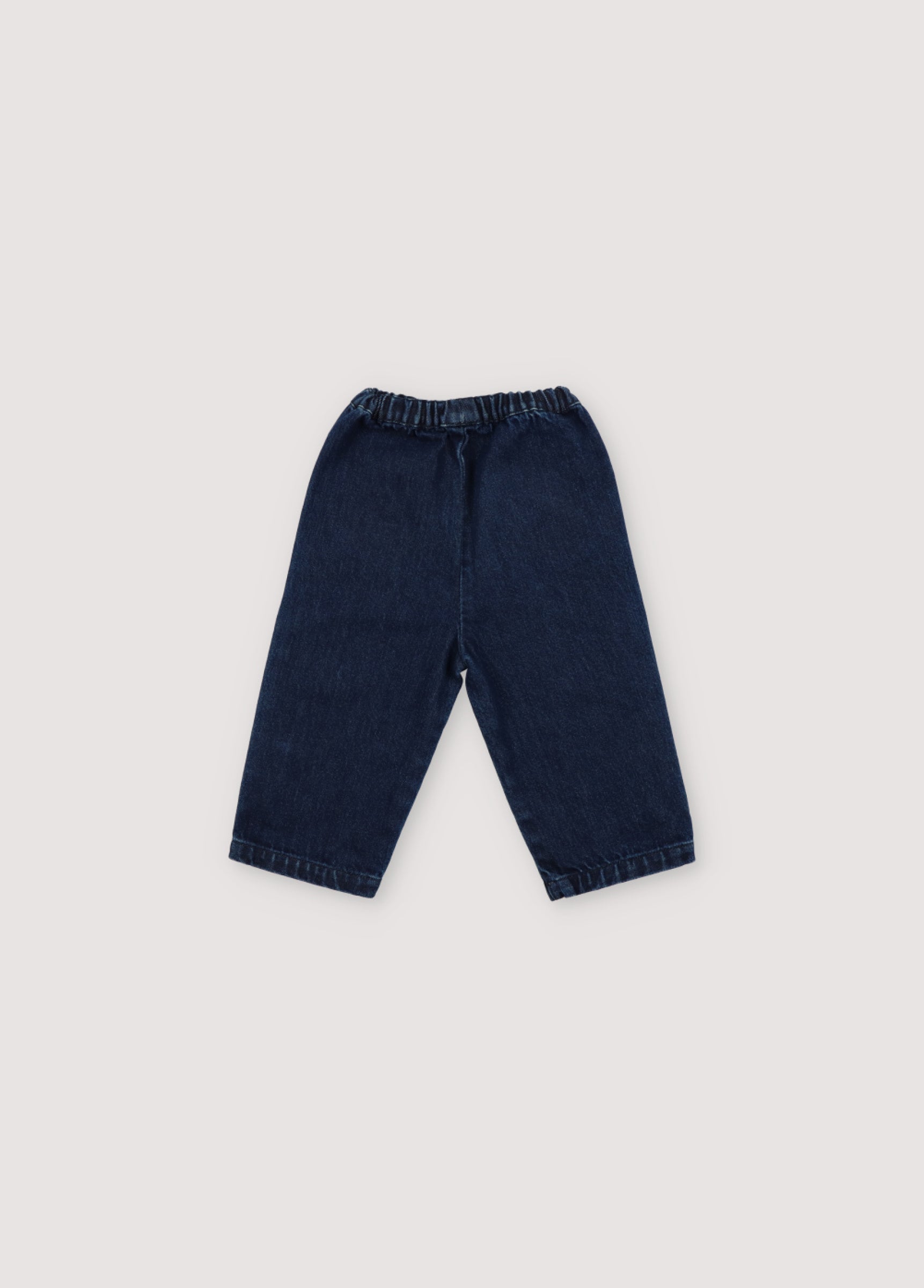 Baby Girls Blue Denim Trousers