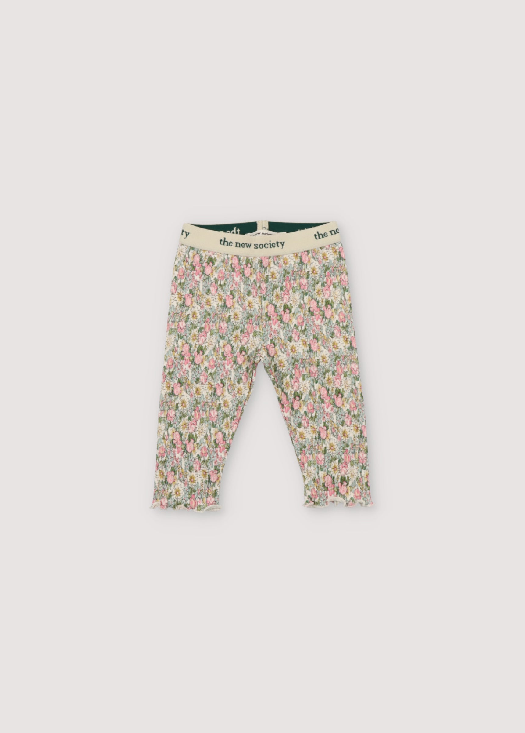 Baby Girls Multicolor Floral Cotton Leggings