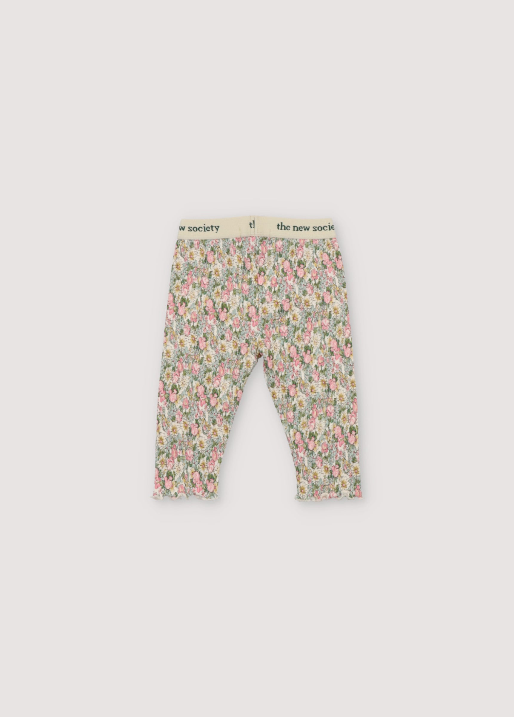 Baby Girls Multicolor Floral Cotton Leggings