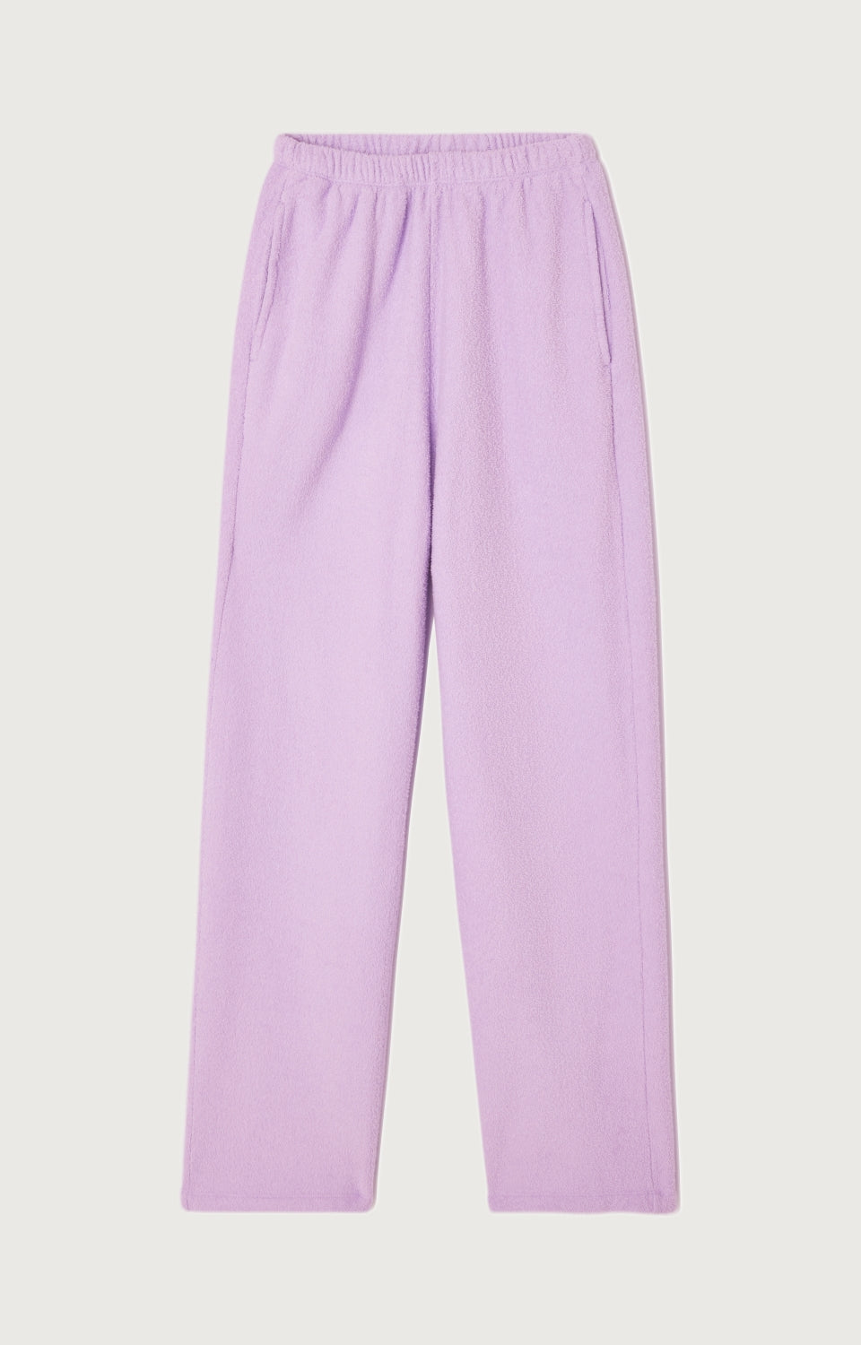 Women Light Purple Cotton Trousers