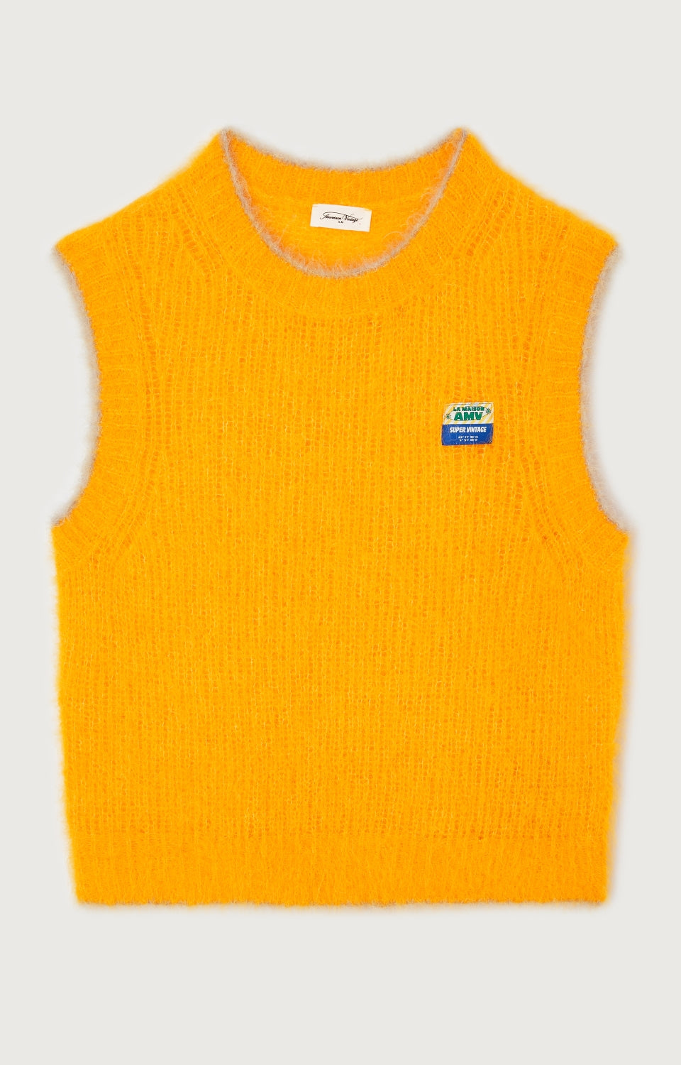 Women Yellow Alpaga Vest