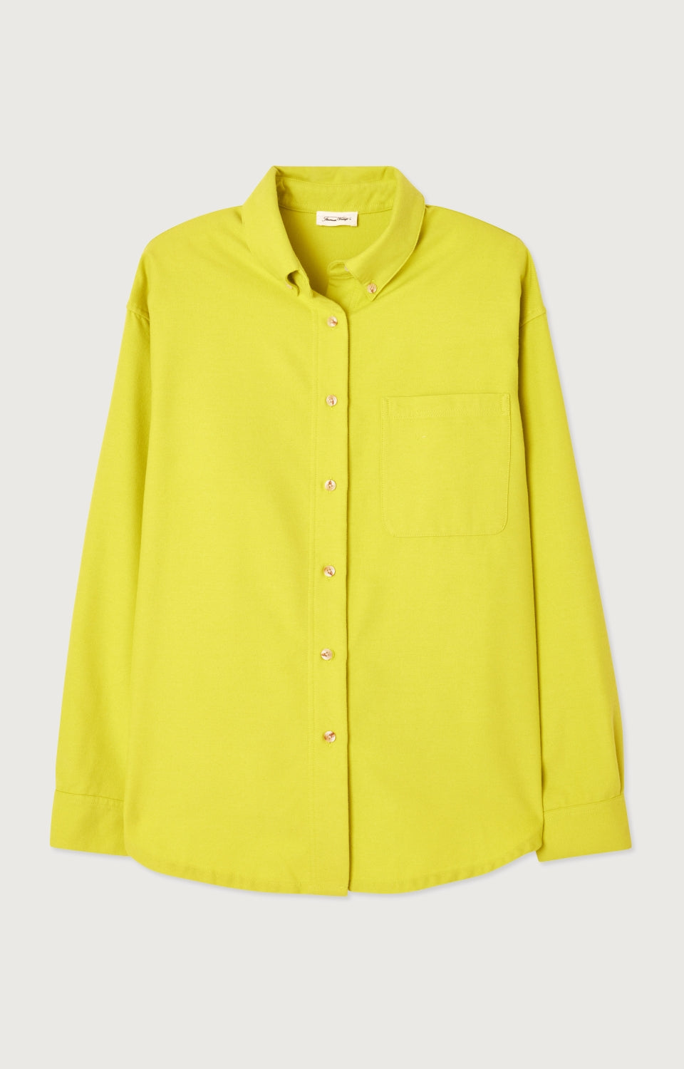 Women Yellow Cotton Shirt