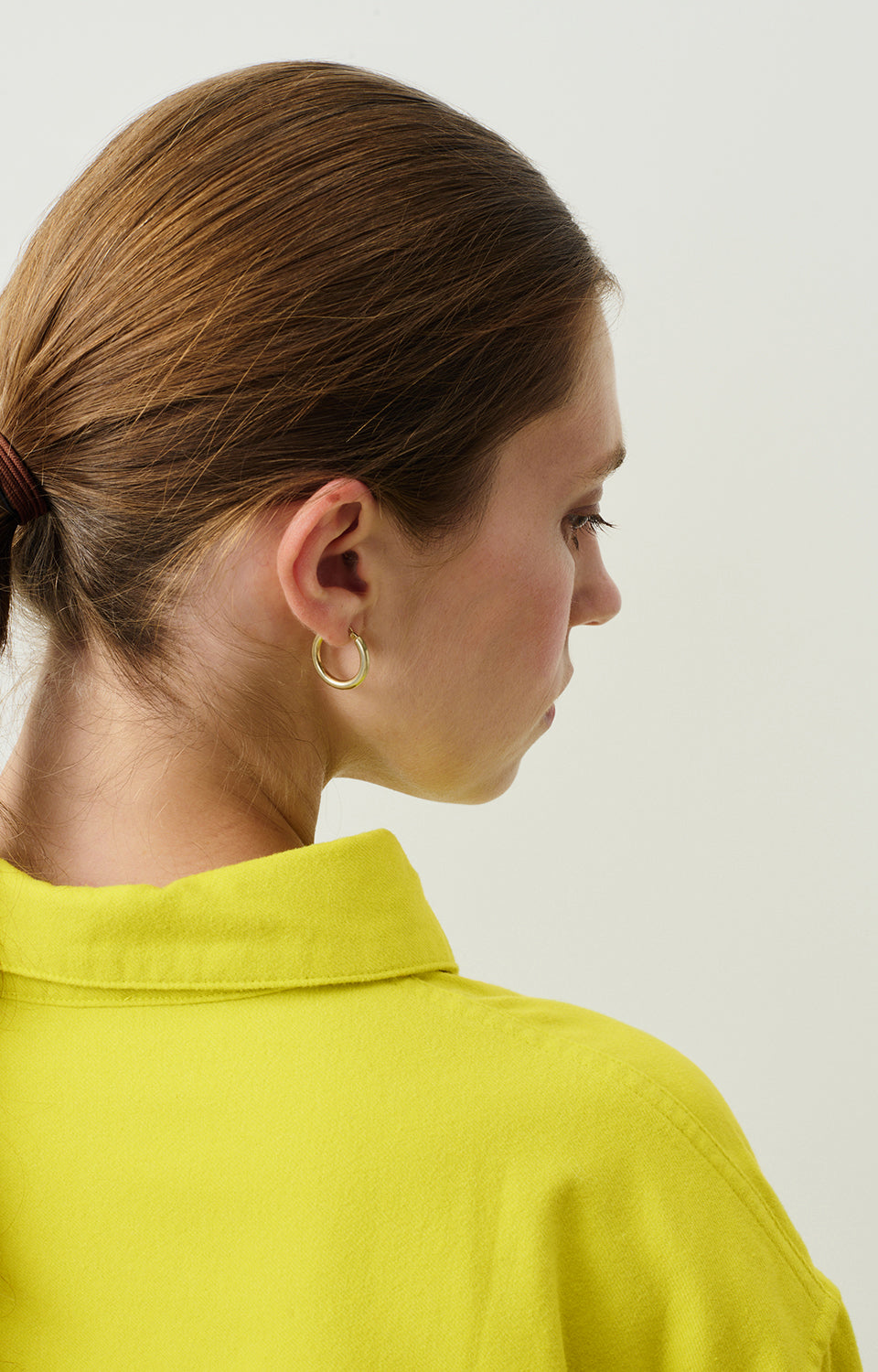 Women Yellow Cotton Shirt