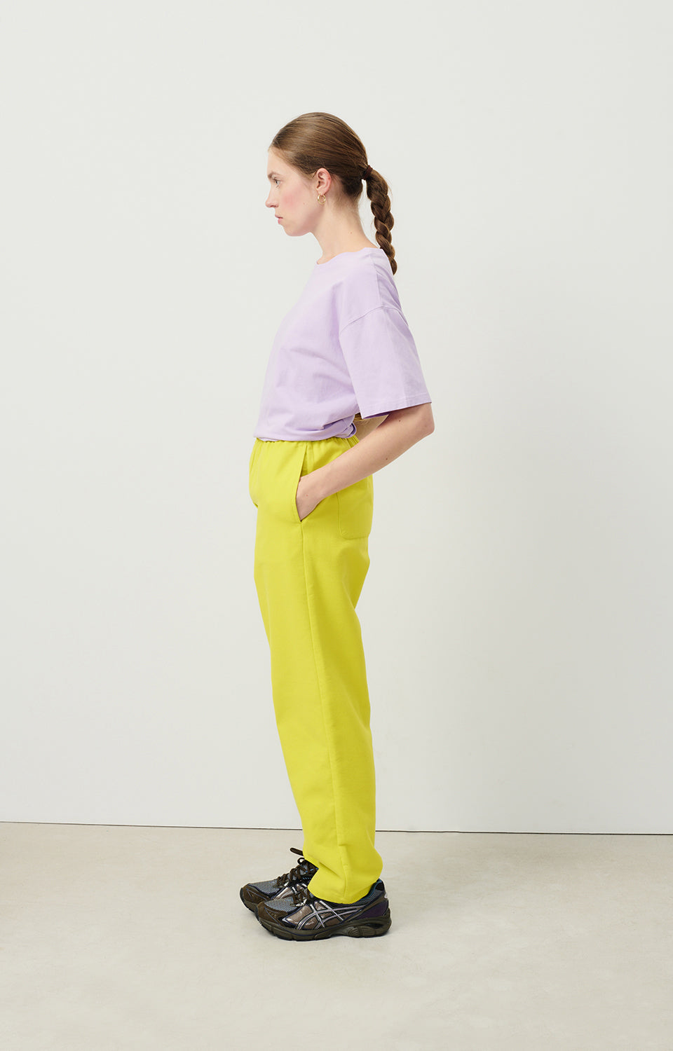 Women Yellow Cotton Trousers