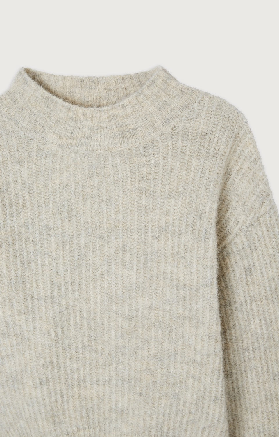 Women Beige Knit Sweater