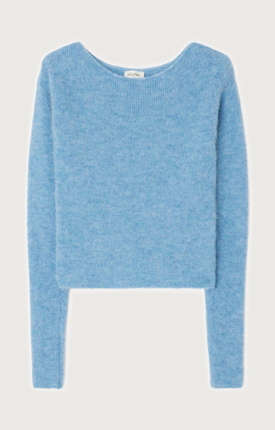 Women Blue Knit Sweater