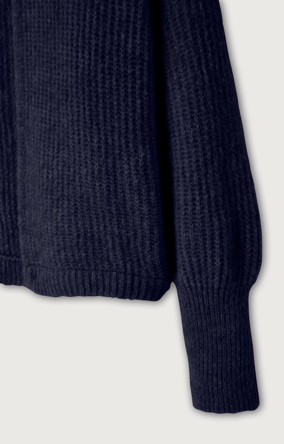 Women Navy Knit Cardigan