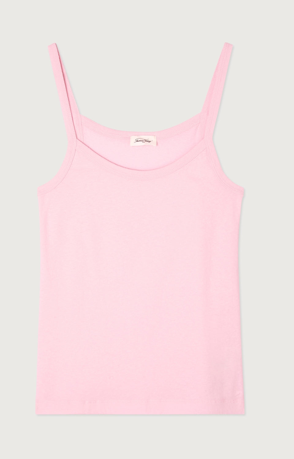 Women Pink Strap Cotton Vest