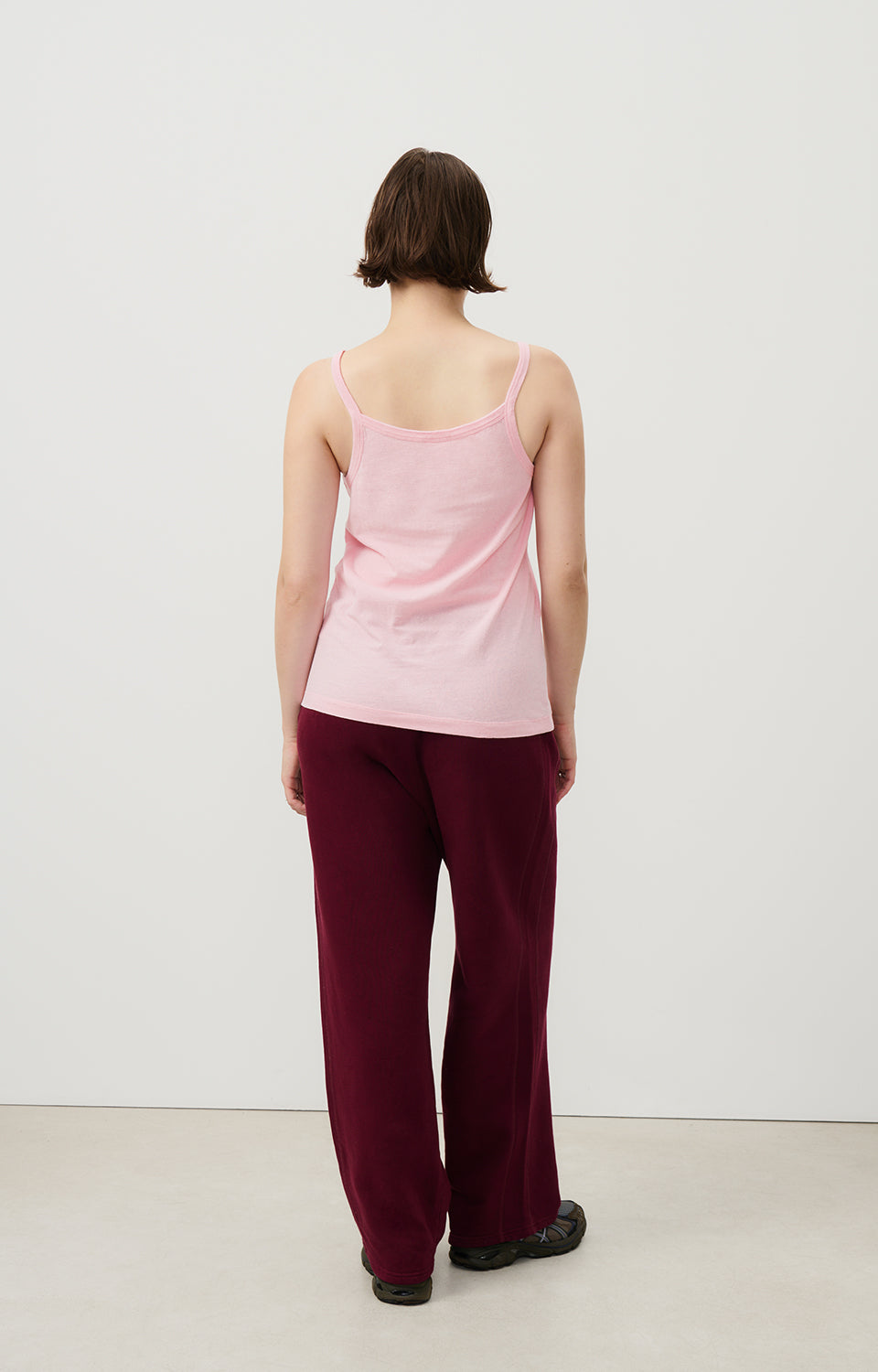 Women Pink Strap Cotton Vest