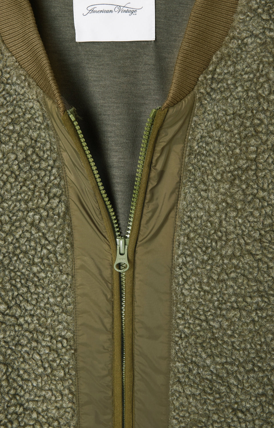 Women Green Zip-Up Jacket