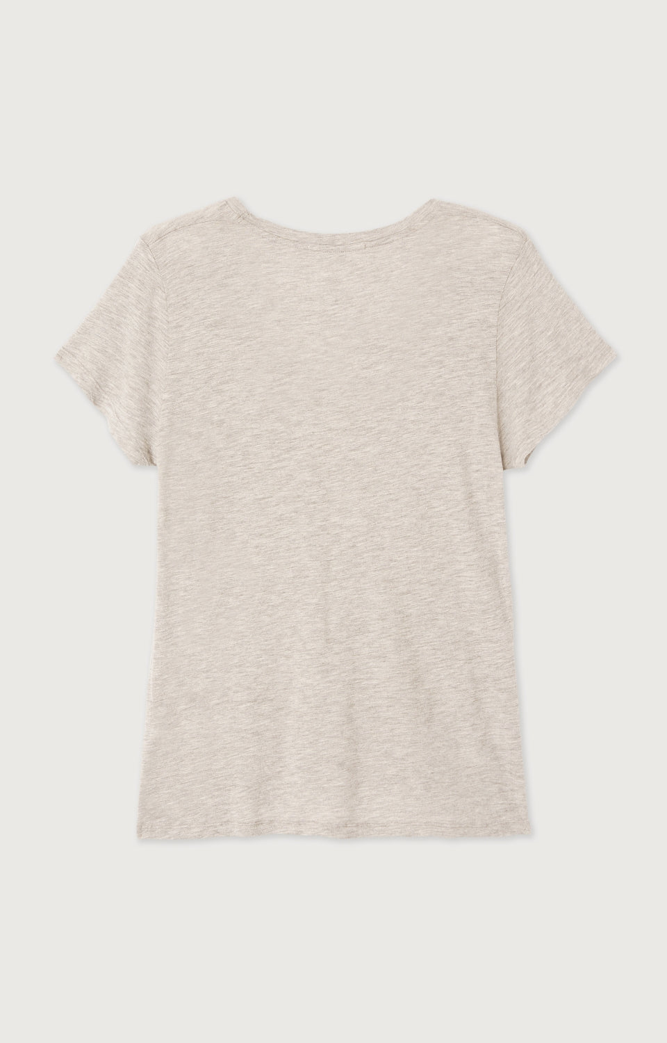 Women Beige Cotton T-Shirt