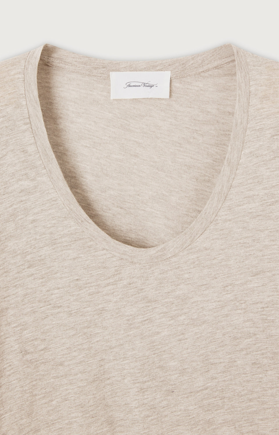 Women Beige Cotton T-Shirt