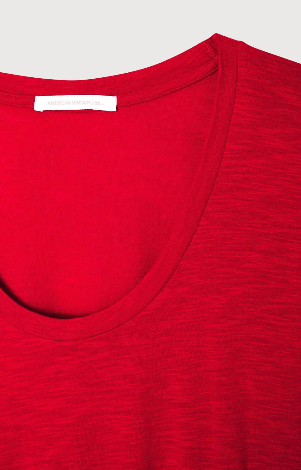 Women Red Cotton T-Shirt