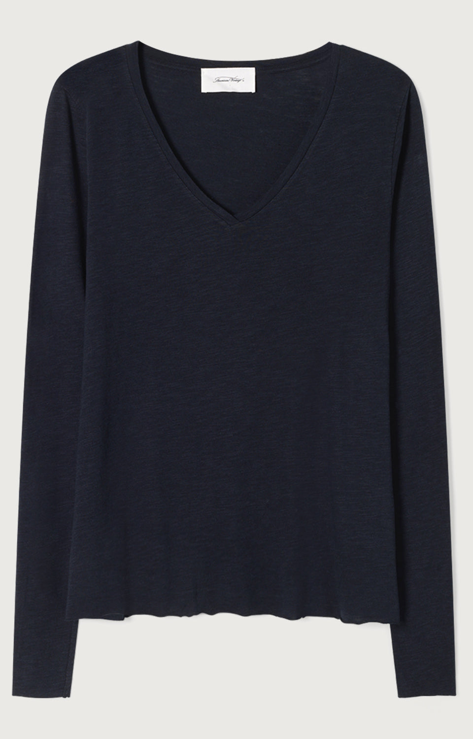 Women Navy Cotton T-Shirt