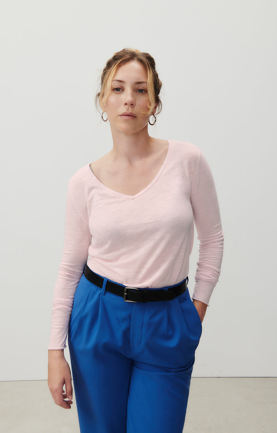 Women Pink Cotton T-Shirt