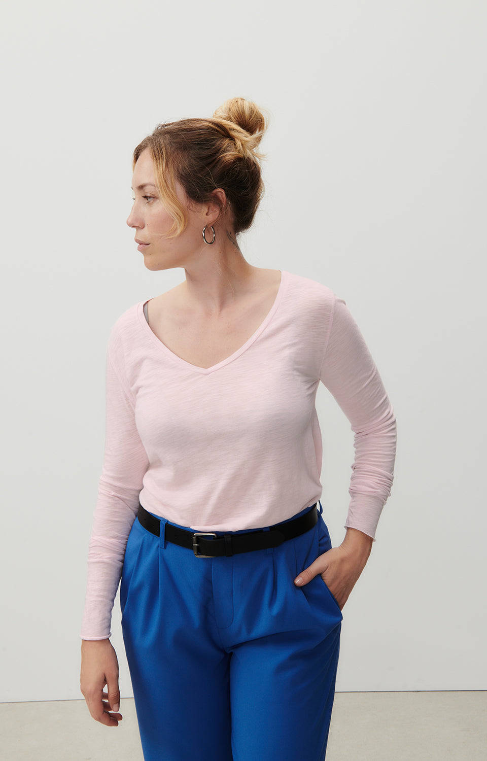 Women Pink Cotton T-Shirt