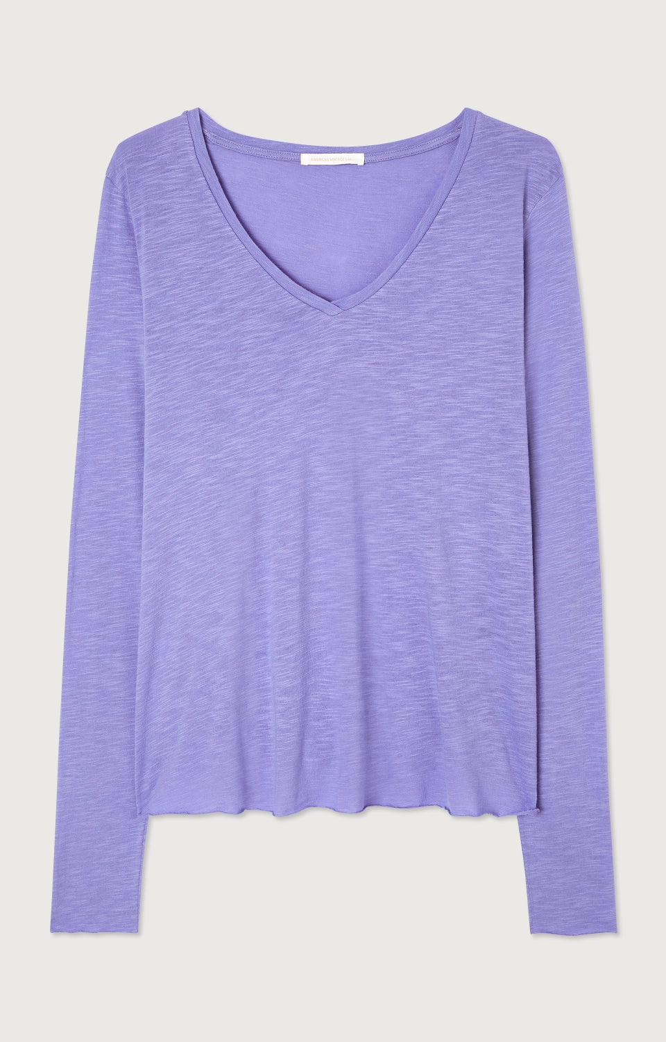 Women Purple Cotton T-Shirt