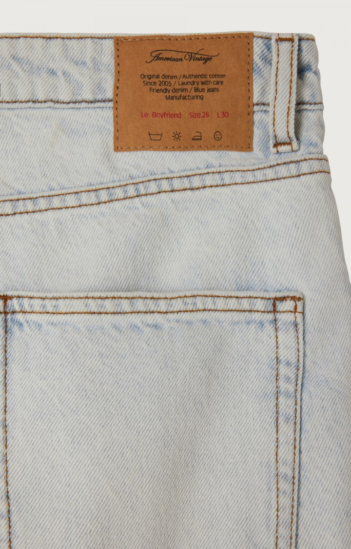 Women Light Blue Denim Trousers