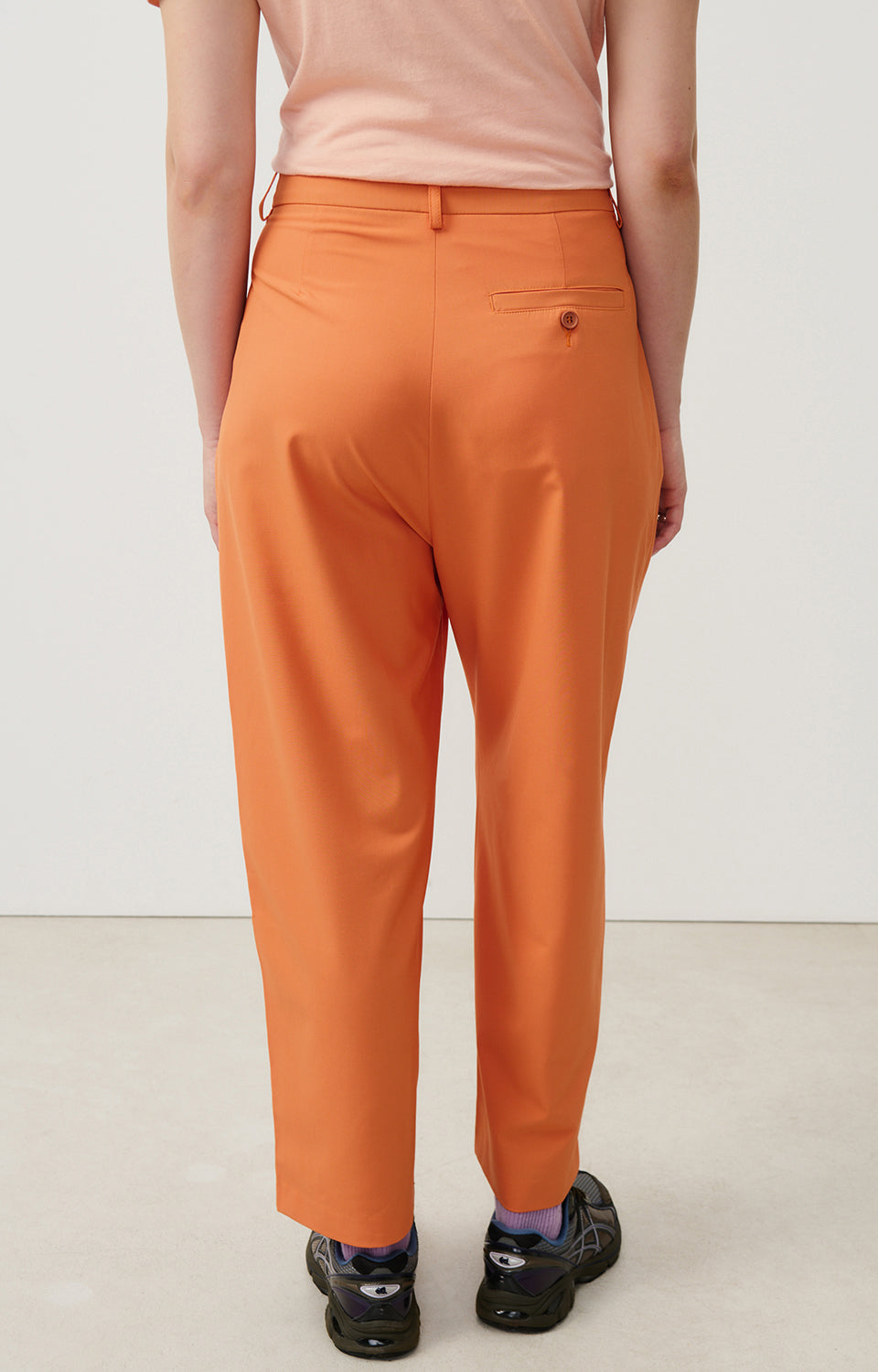 Women Orange Trousers