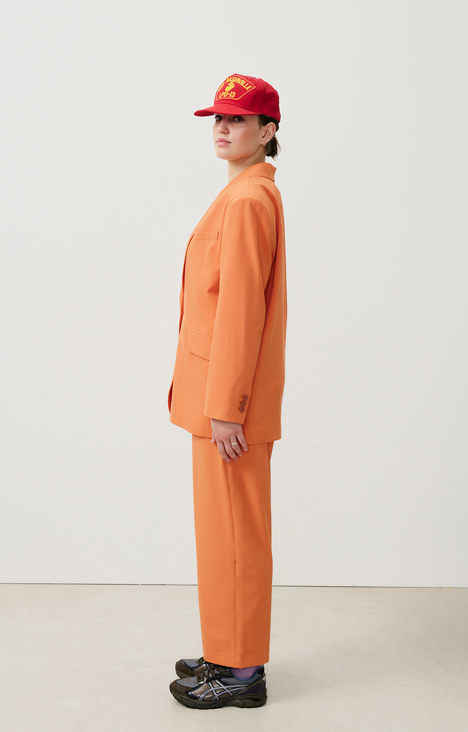 Women Orange Trousers