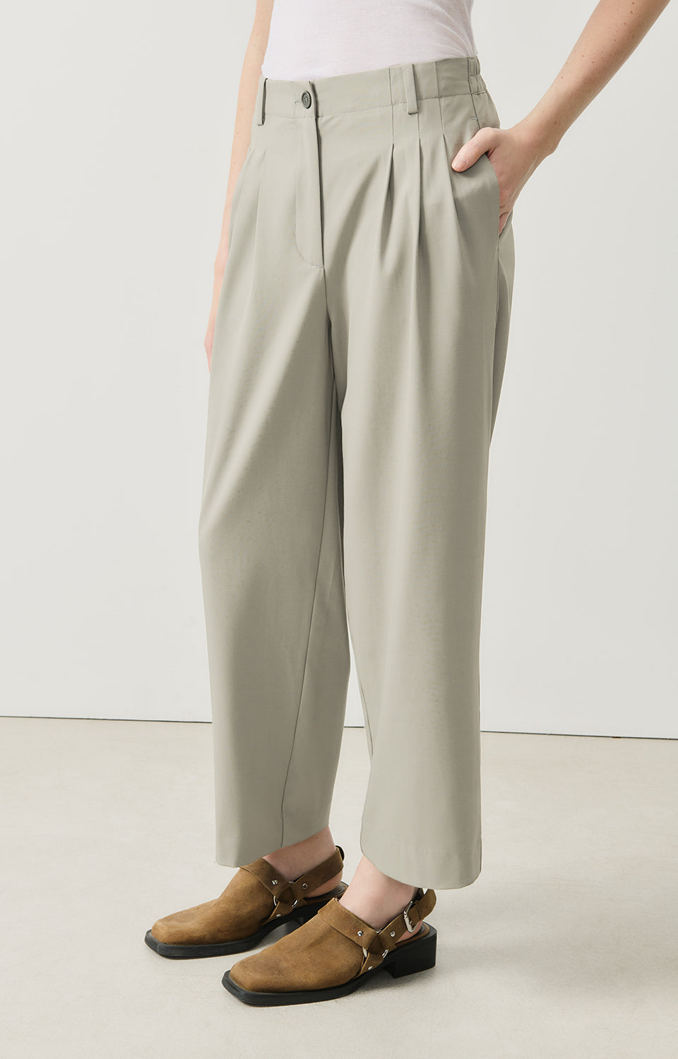 Women Grey Trousers