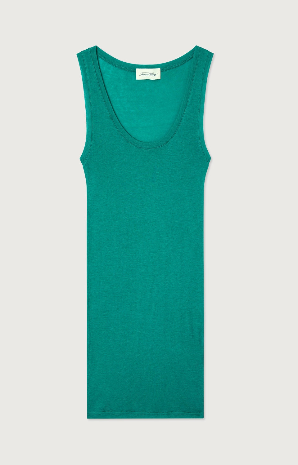 Women Green Cotton Vest