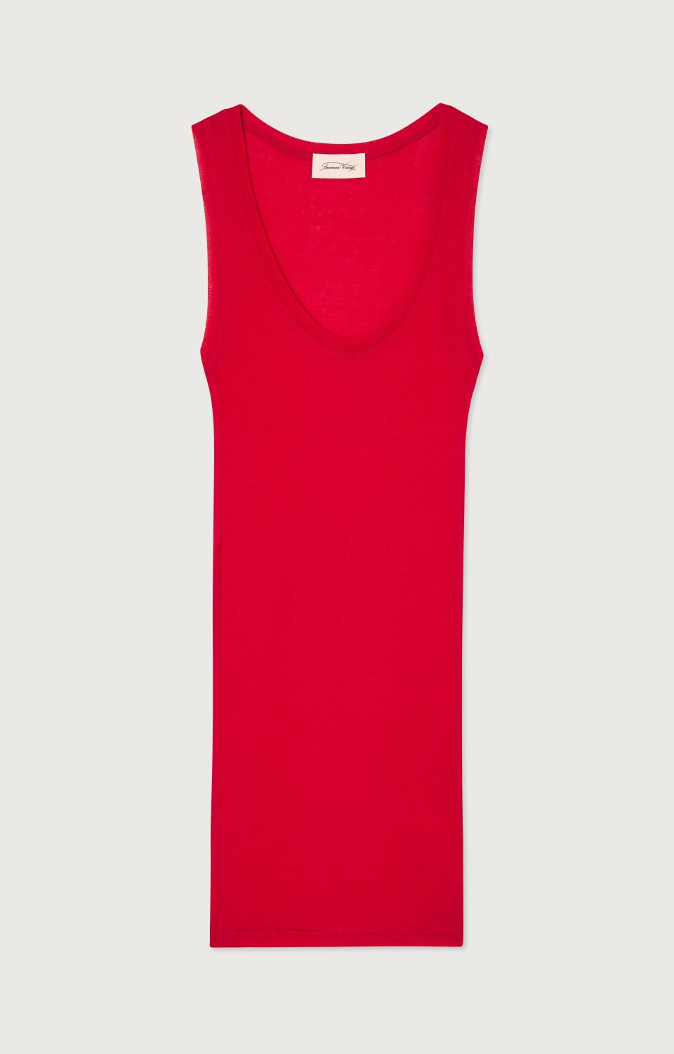 Women Red Cotton Vest