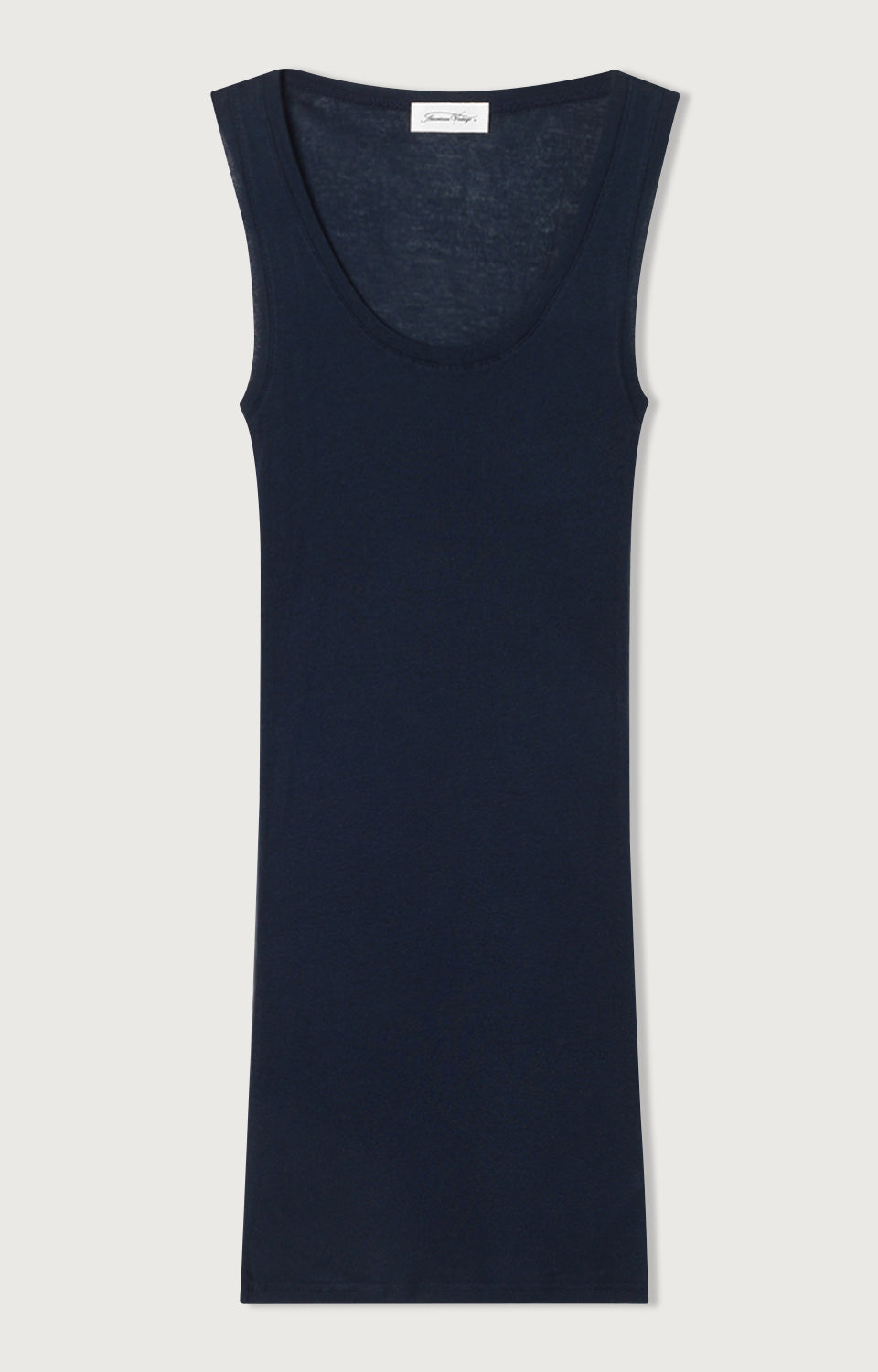 Women Navy Cotton Vest