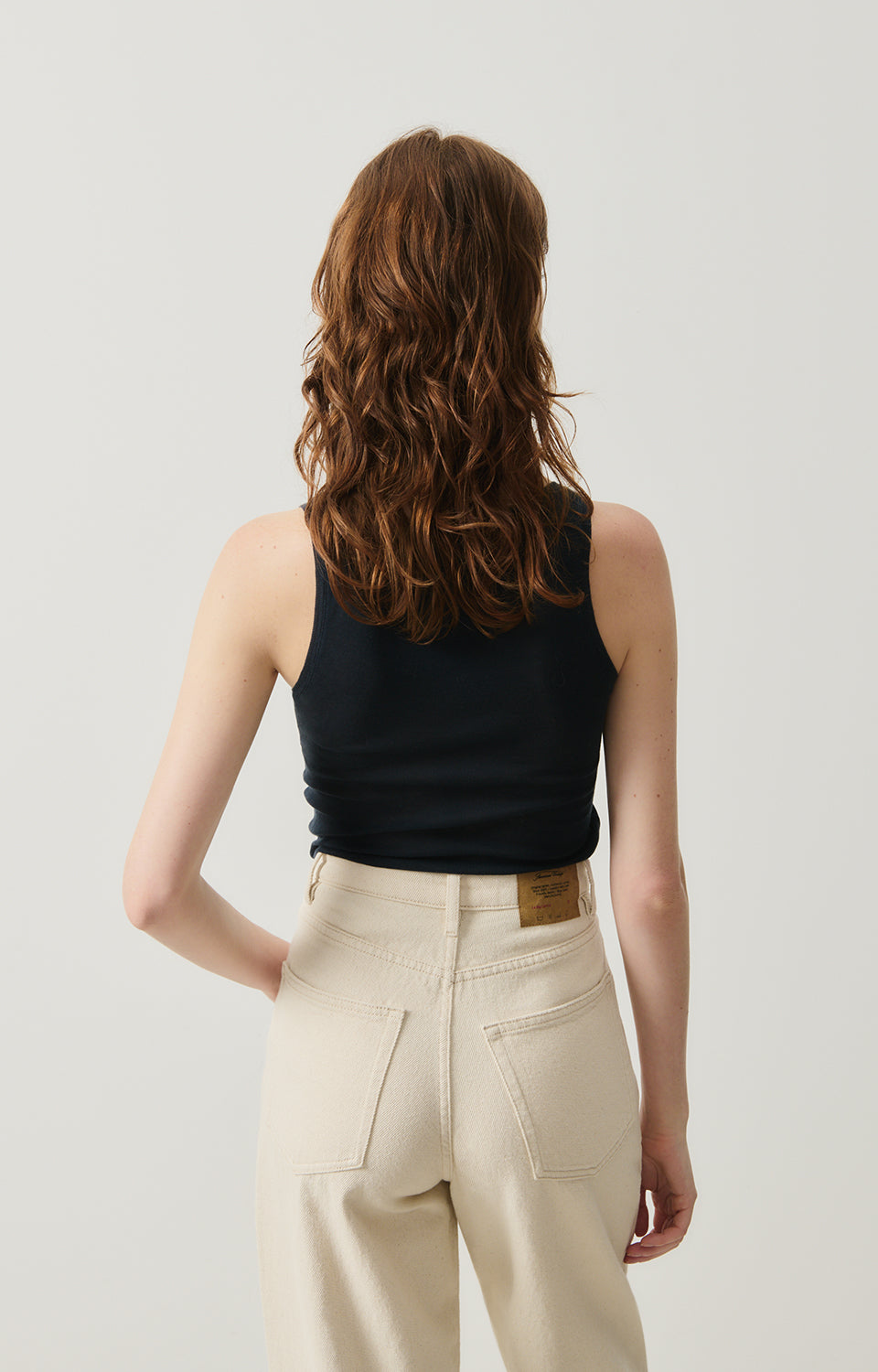 Women Navy Cotton Vest