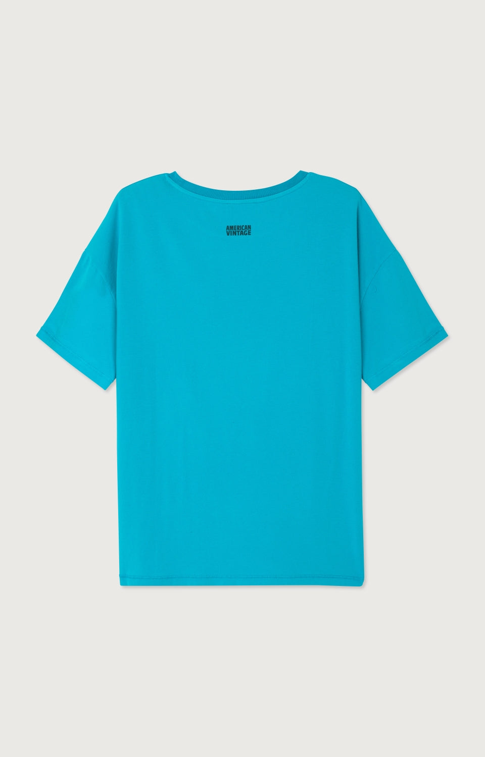 Women Blue Cotton T-Shirt