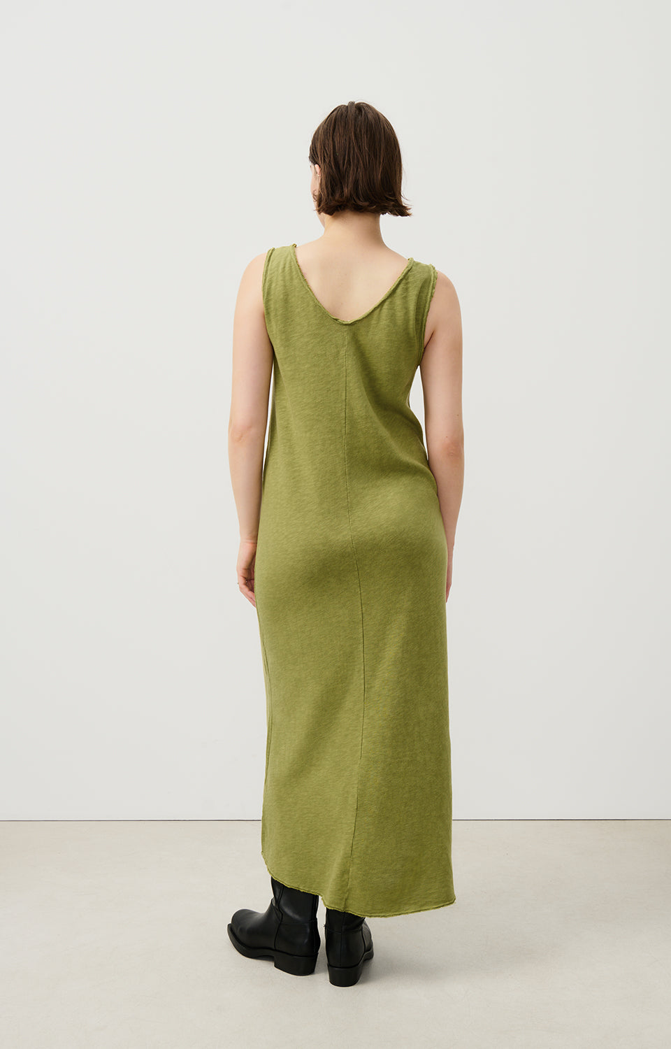 Women Green Cotton Dress