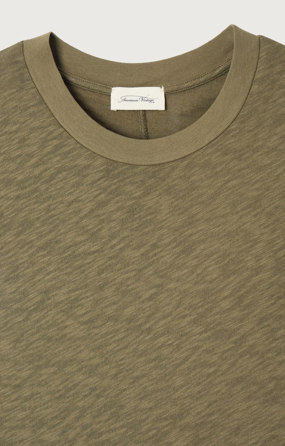 Women Olive Cotton T-Shirt