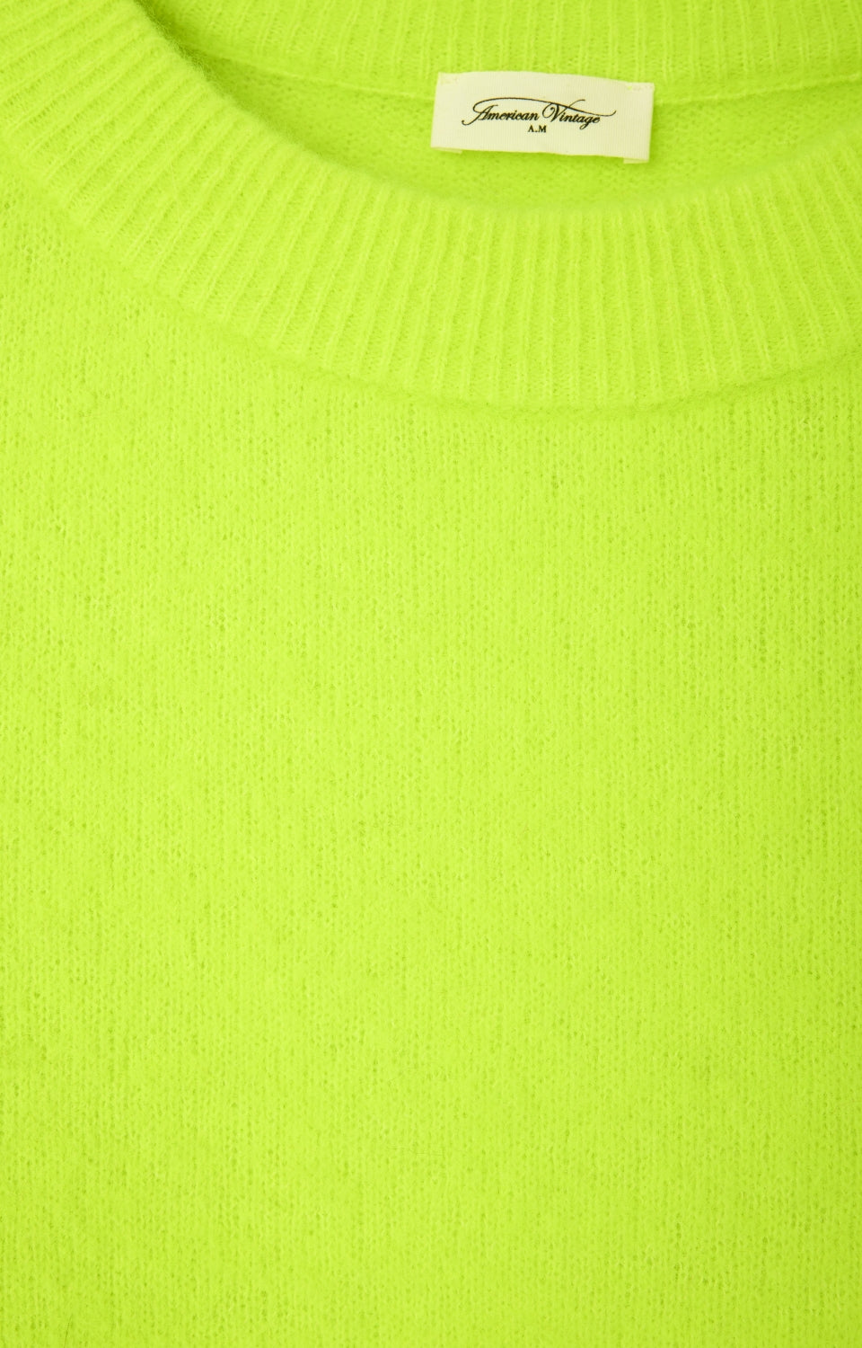 Women Fluo Green Knit Sweater