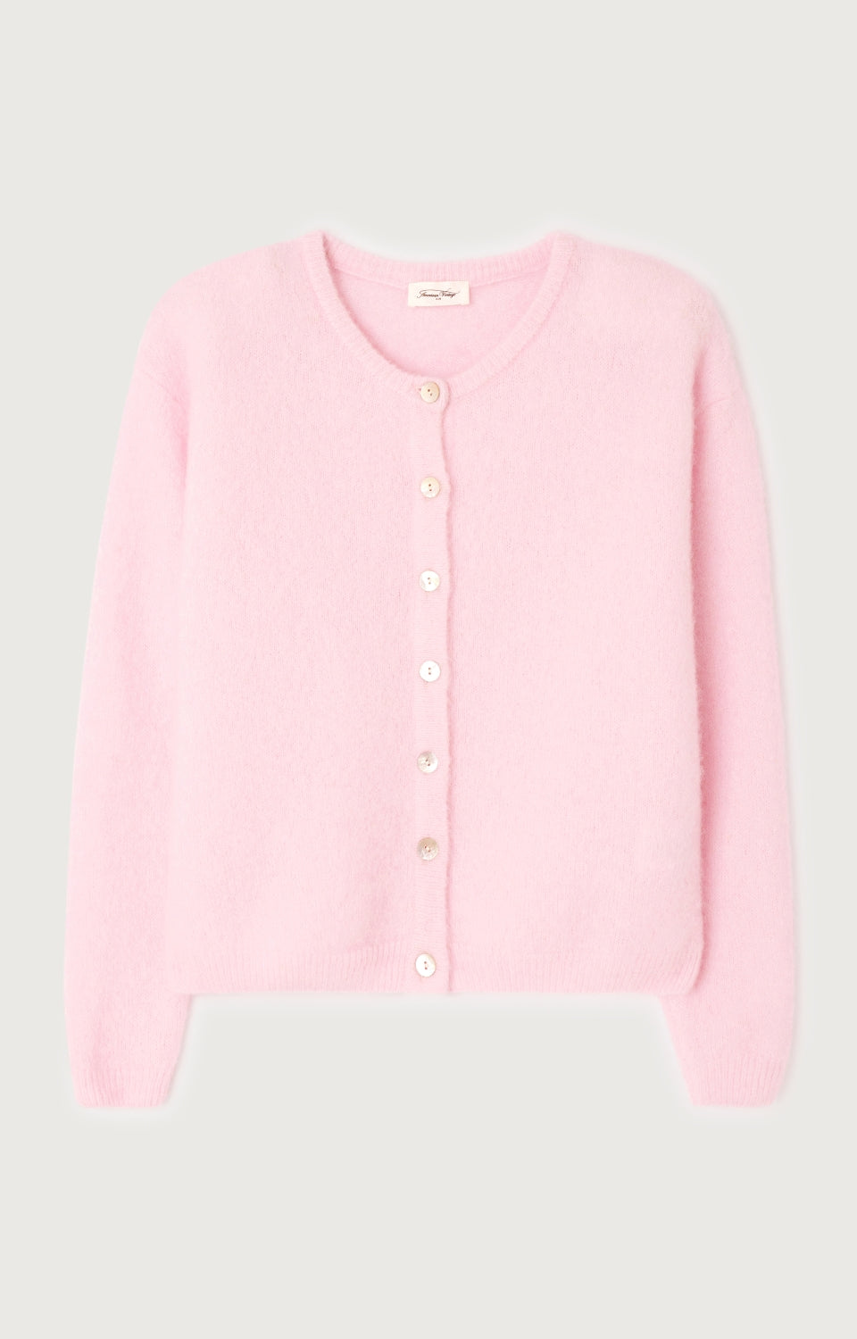 Women Pink Knit Cardigan