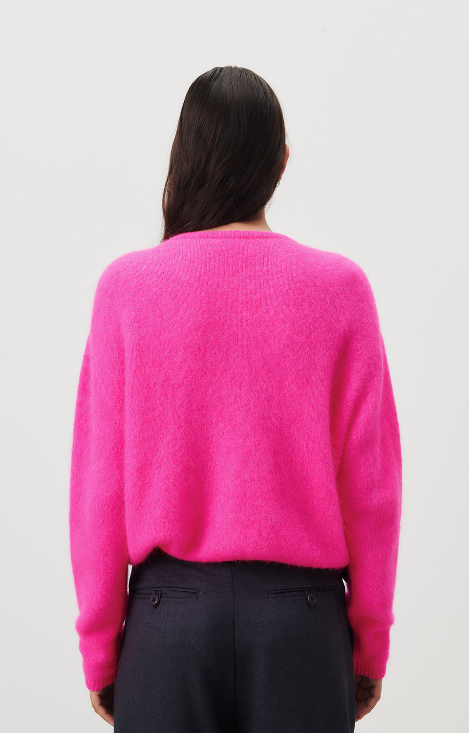 Women Fuchsia Knit Cardigan