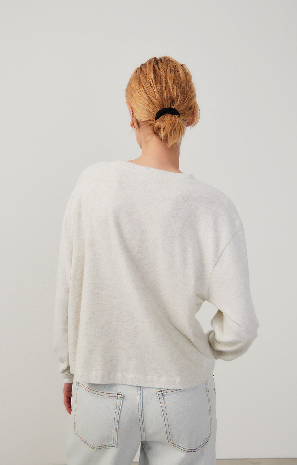 Women Beige Grey T-Shirt