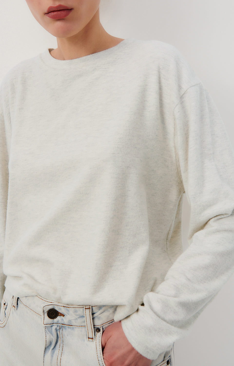 Women Beige Grey T-Shirt